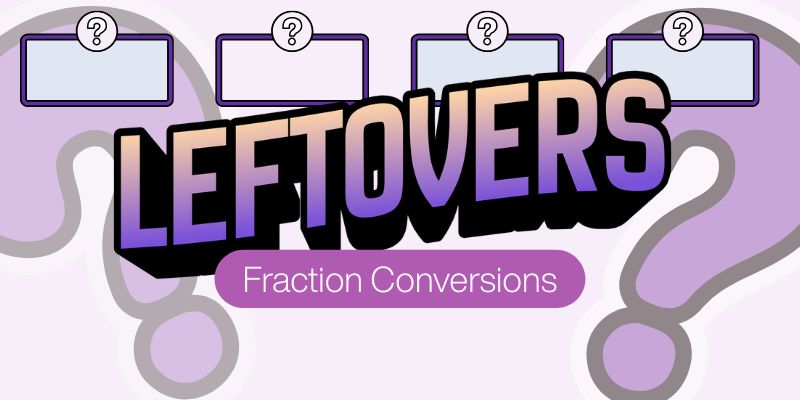 Converting Fractions Leftovers icon