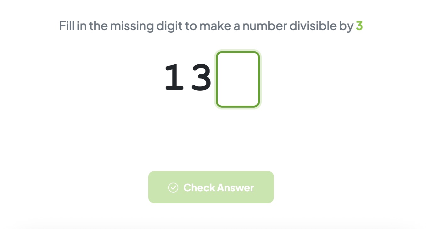Divisible Number