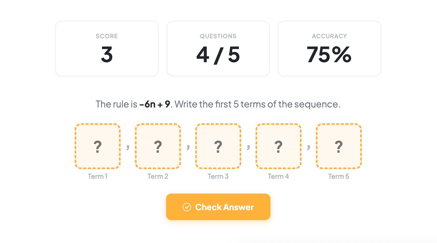 Linear Sequences