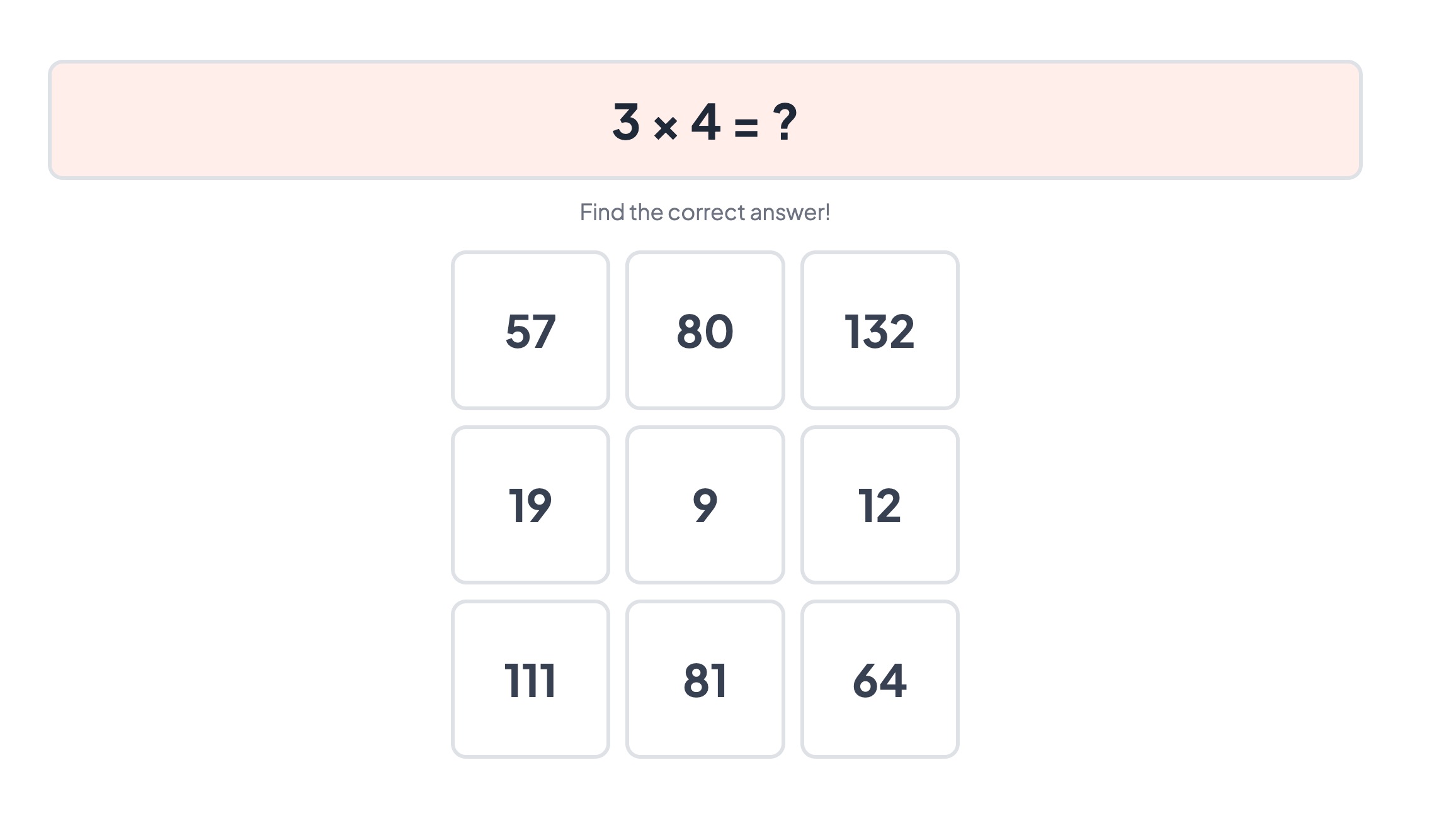 Whack a Number